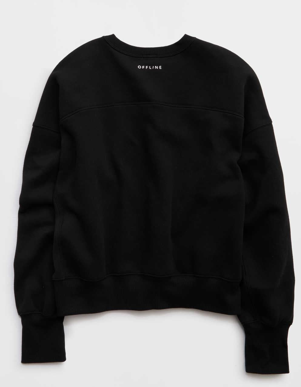 OFFLINE By Aerie Cloud Fleece Classic Crewneck Sweatshirt