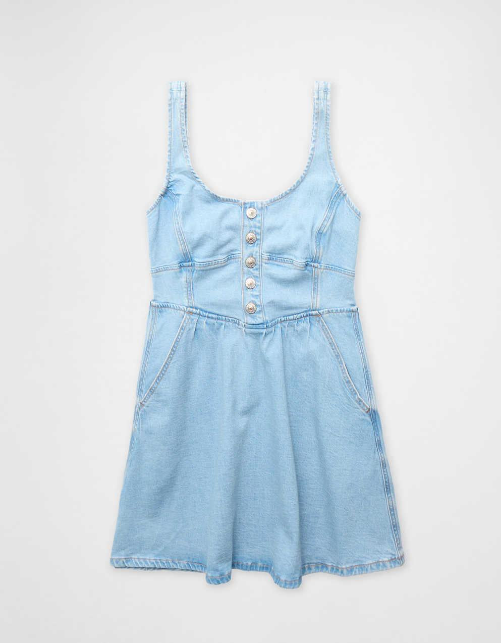 AE Denim Skater Mini Dress
