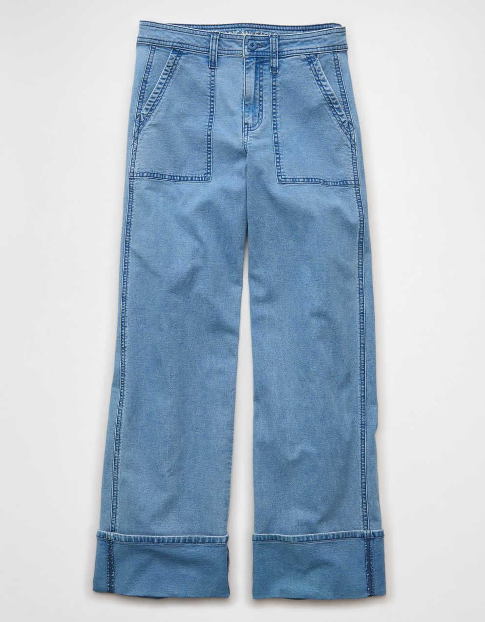 AE Stretch High-Waisted Utility Stovepipe Pant
