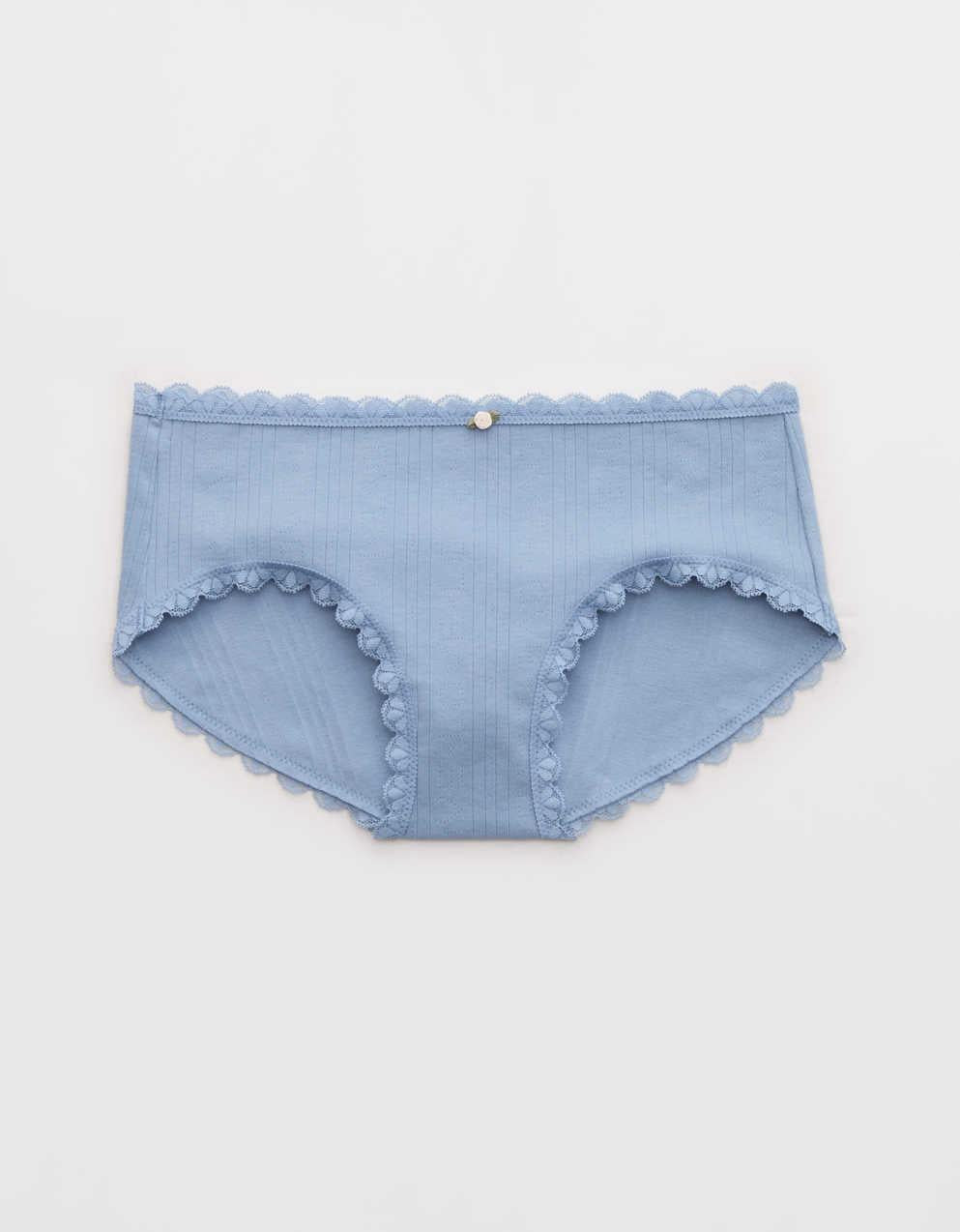 Superchill Cotton Pointelle Lace Boybrief Underwear