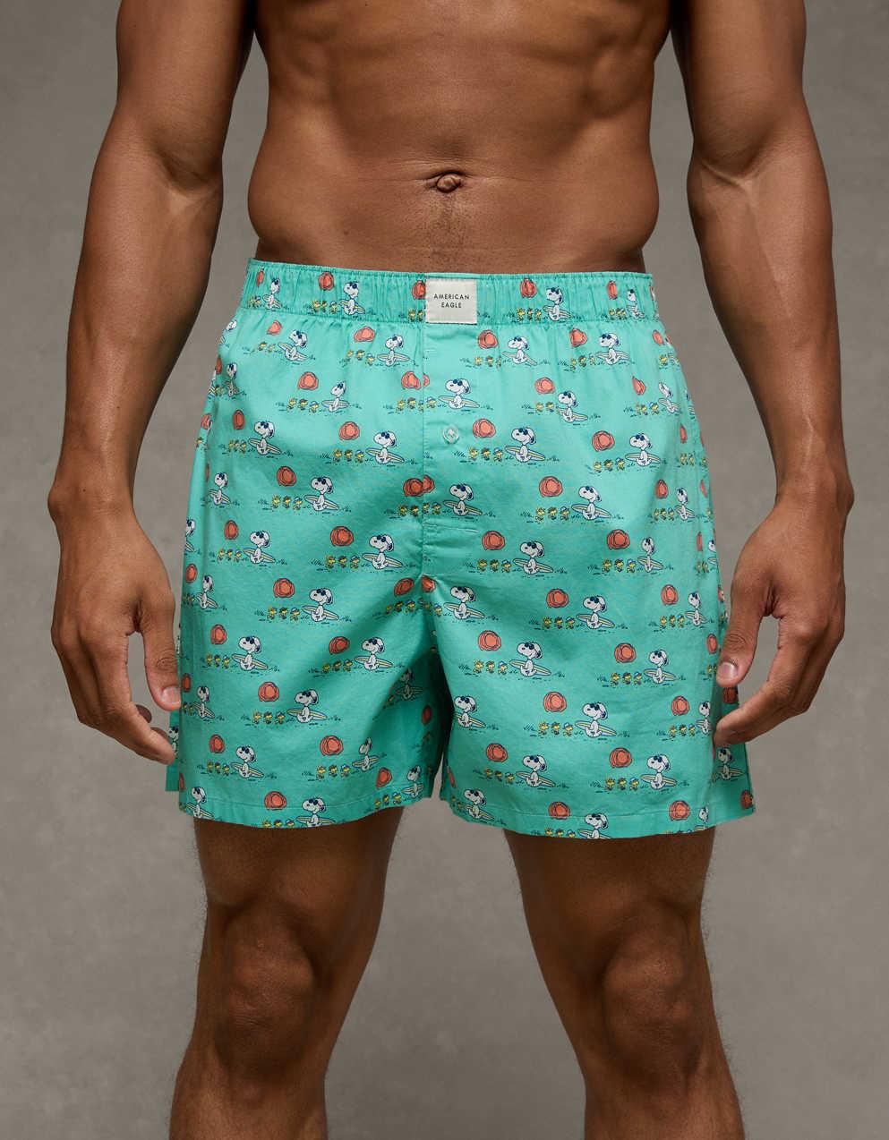 AEO Men's Snoopy Stretch Cotton Boxer Short