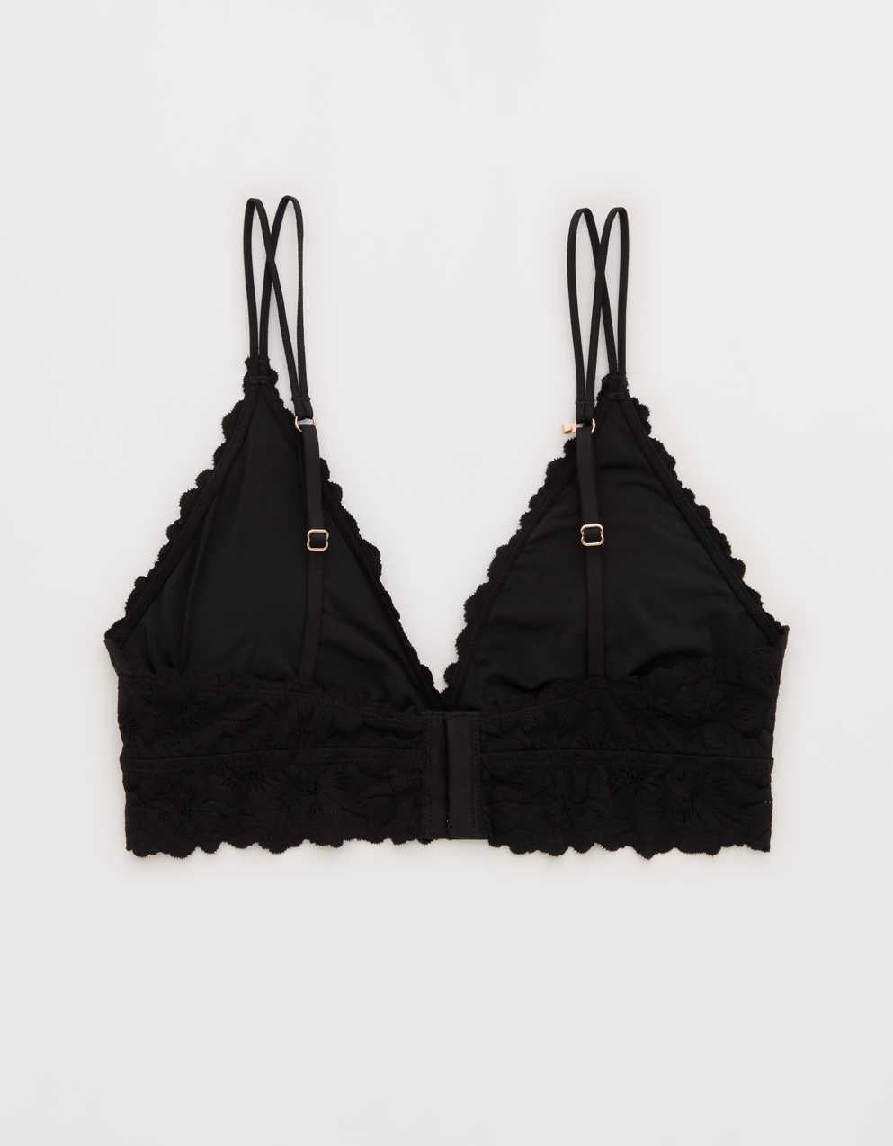 Show Off Rosey Lace Padded Plunge Bralette