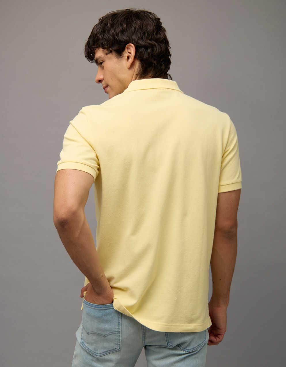 AE Standard Fit Flex Pique Polo Shirt