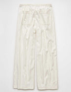 AE Low-Rise Linen-Blend Pull-On Pant