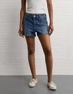 AE Strigid Super High-Waisted Relaxed Denim Short