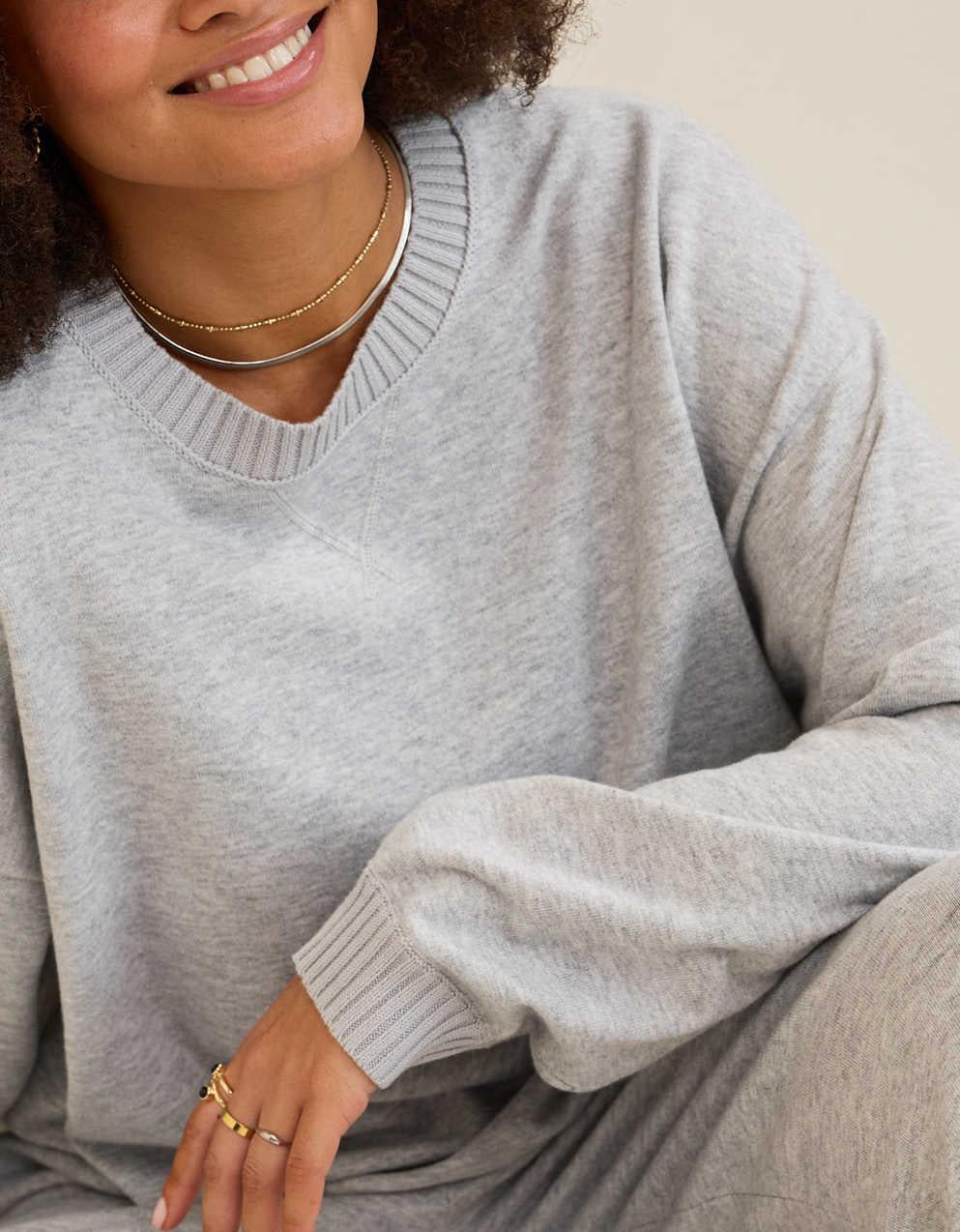 Aerie Sunday Soft Crew Sweater