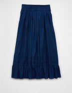 AE High-Waisted Ruffle Maxi Skirt