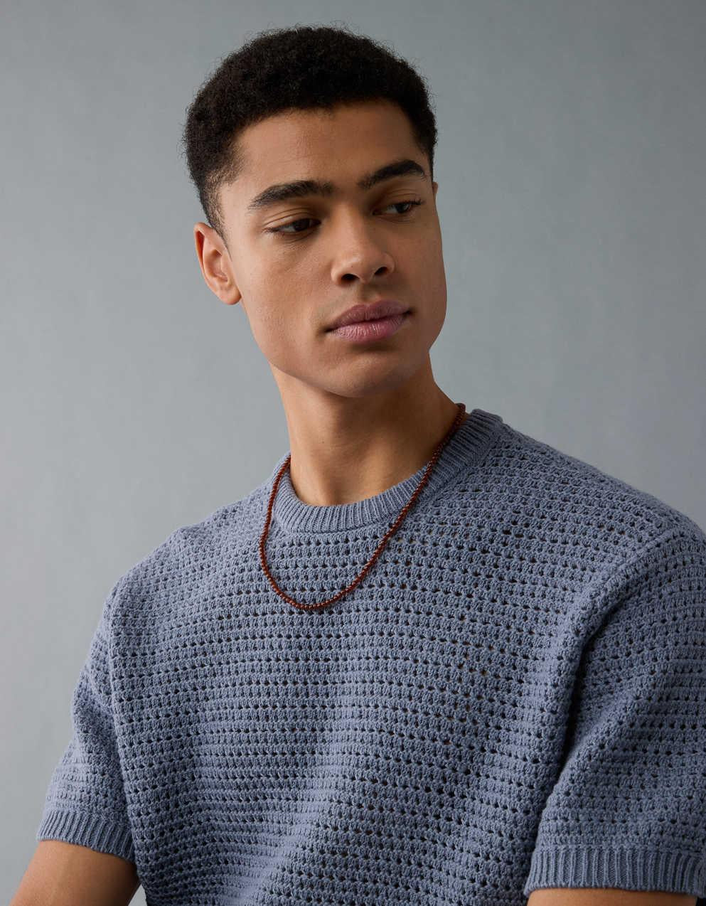 AE Open Knit Sweater T-Shirt