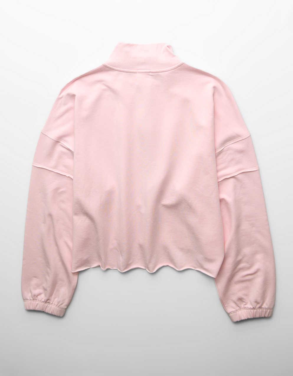 OFFLINE By Aerie OTT Seamed Quarter Zip Sweatshirt