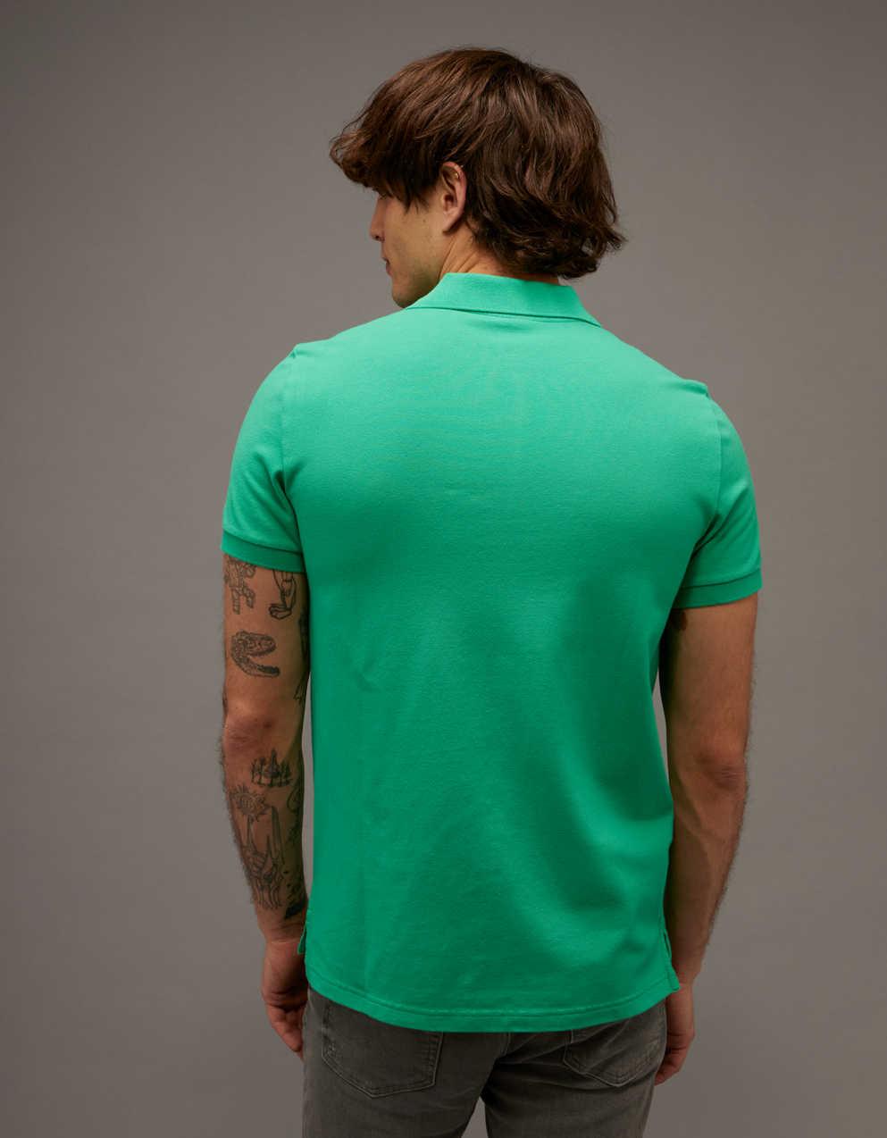 AE Slim Fit Flex Pique Polo Shirt