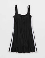 OFFLINE By Aerie Real Me XTRA Square Neck Track Mini Dress