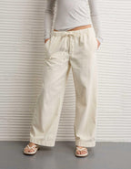AE Cozy Dreamy Drape Low-Rise Ultra Wide-Leg Jean