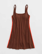 OFFLINE By Aerie Real Me XTRA Square Neck Track Mini Dress