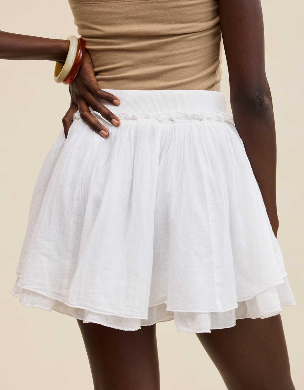 Aerie Gauze Mini Skirt