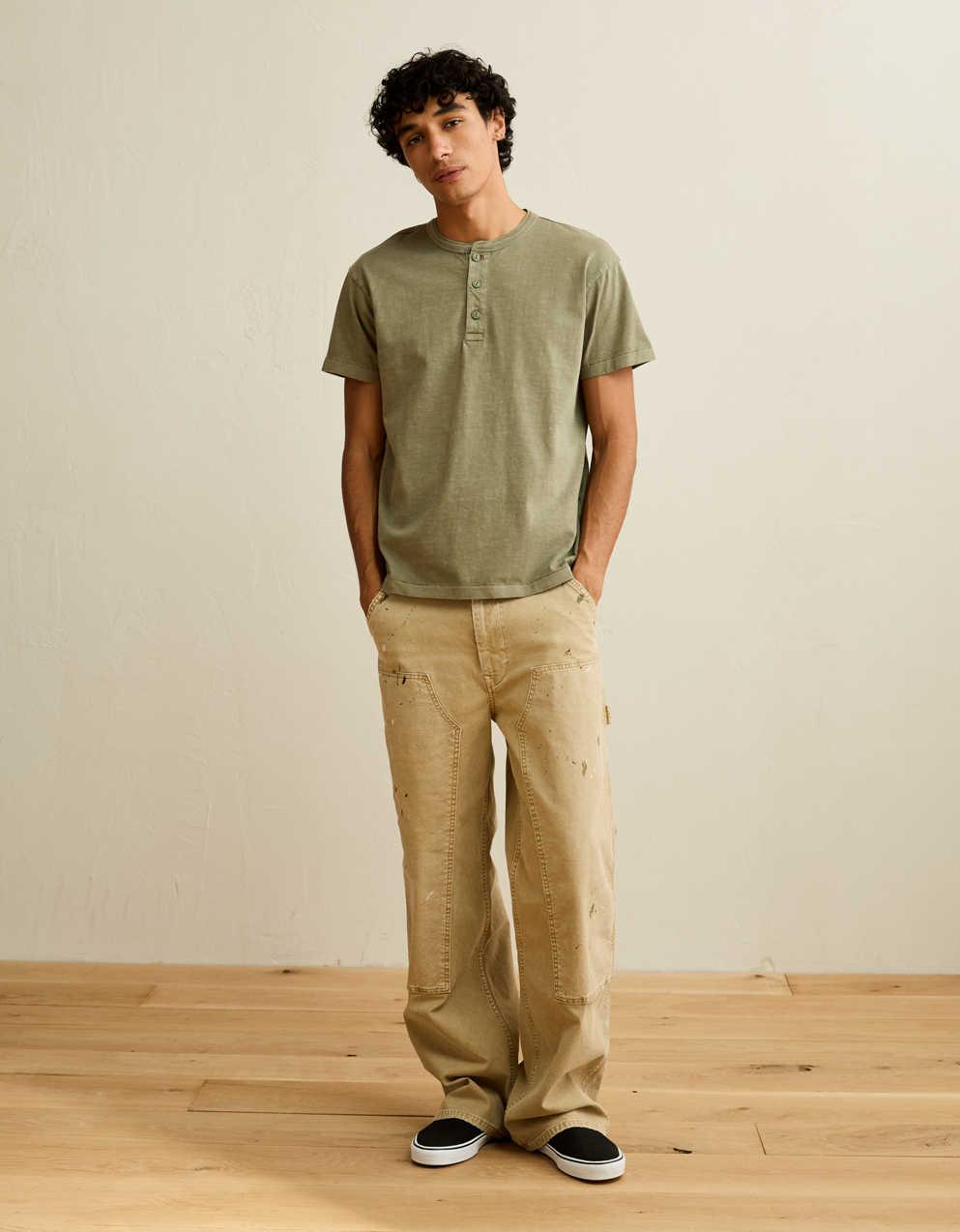 AE Vintage Relaxed Fit Henley T-Shirt