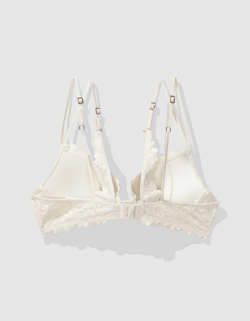 Show Off Rosey Lace Demi Push Up Bra