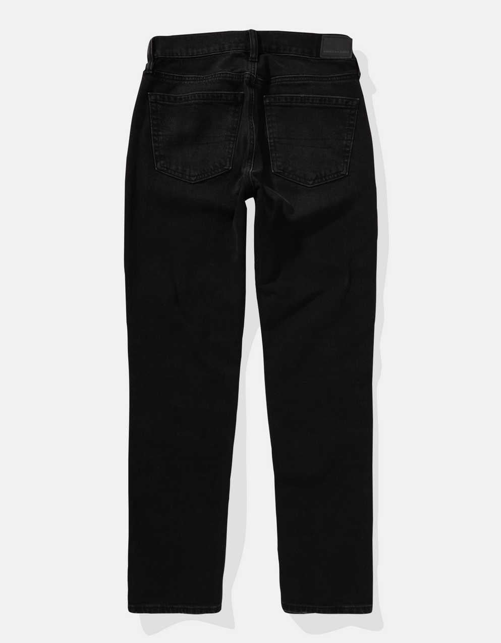 AE Stretch Super High-Waisted Ankle Straight Jean