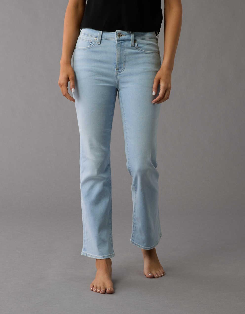 AE High-Waisted Kick Bootcut Crop Jean