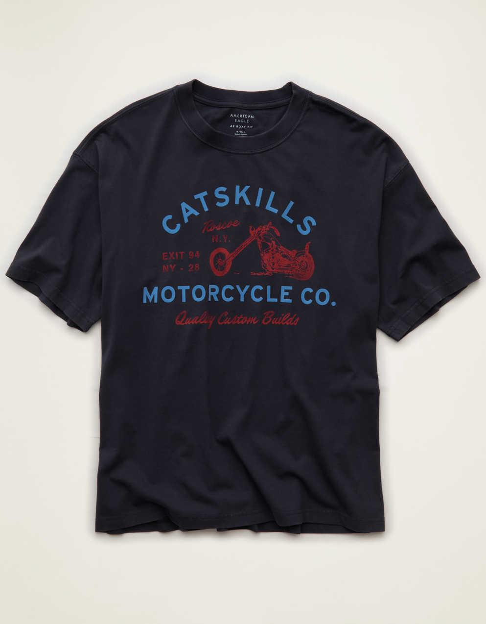 AE Boxy Fit Destination Graphic T-Shirt