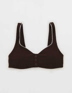 OFFLINE By Aerie Real Me XTRA Rib Picot Sports Bra