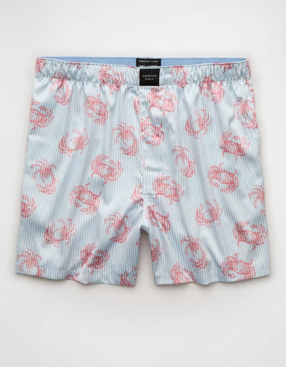 AEO Men's Food Satin Pocket Boxer Short