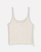 AE Cropped Crochet Tank Top