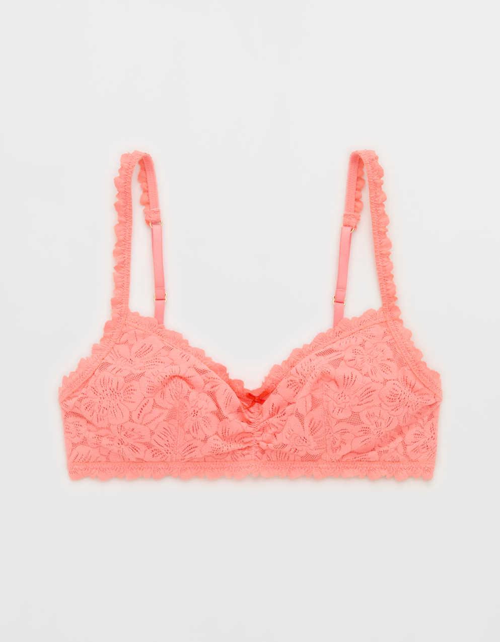 Show Off Rosey Lace Padded Scoop Bralette