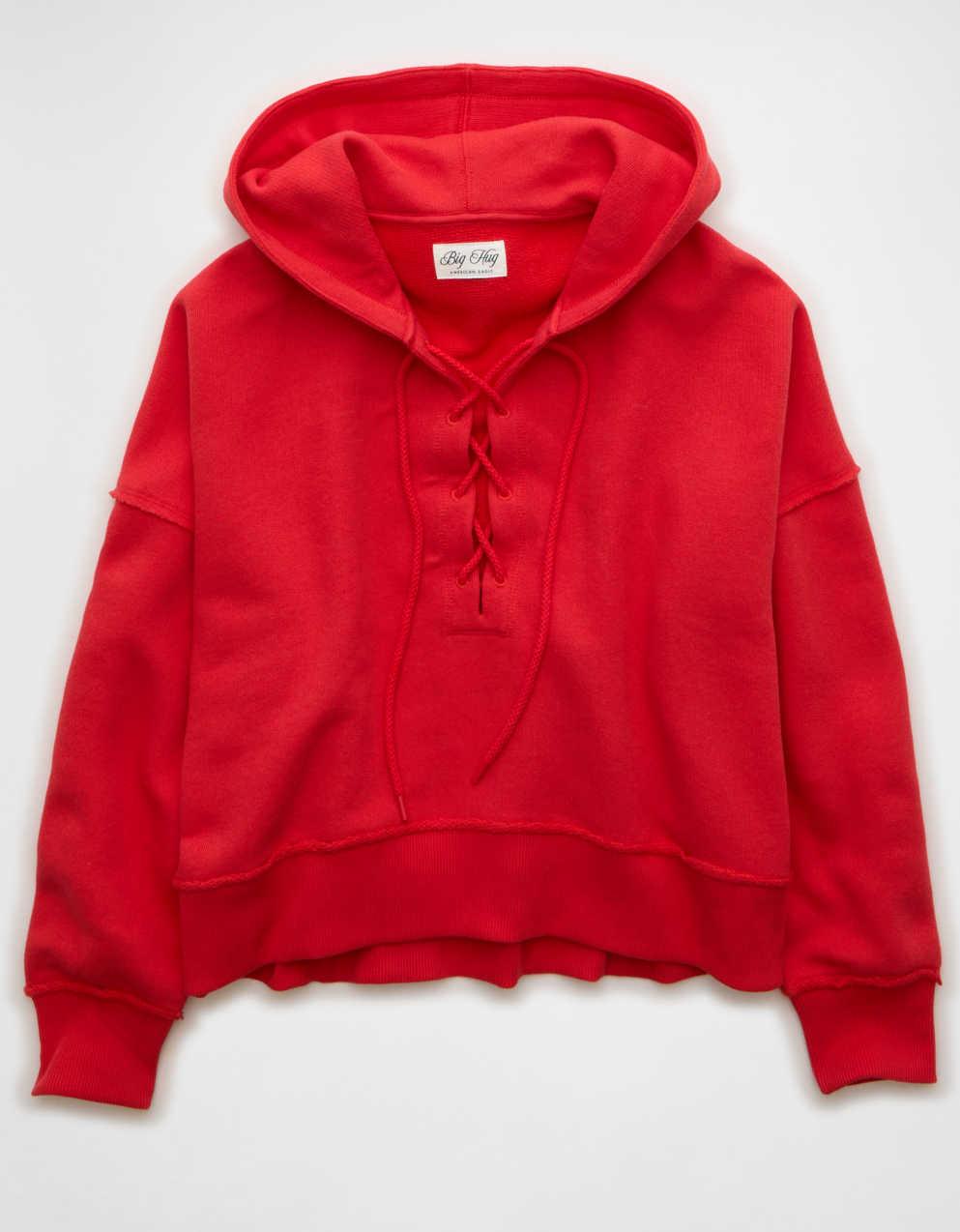 AE Big Hug Lace-Up Hoodie