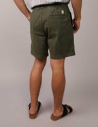 AE 8" Flex Lived-In Linen-Blend Trekker Short