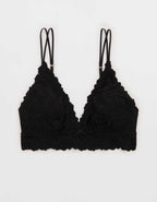 Show Off Rosey Lace Padded Plunge Bralette