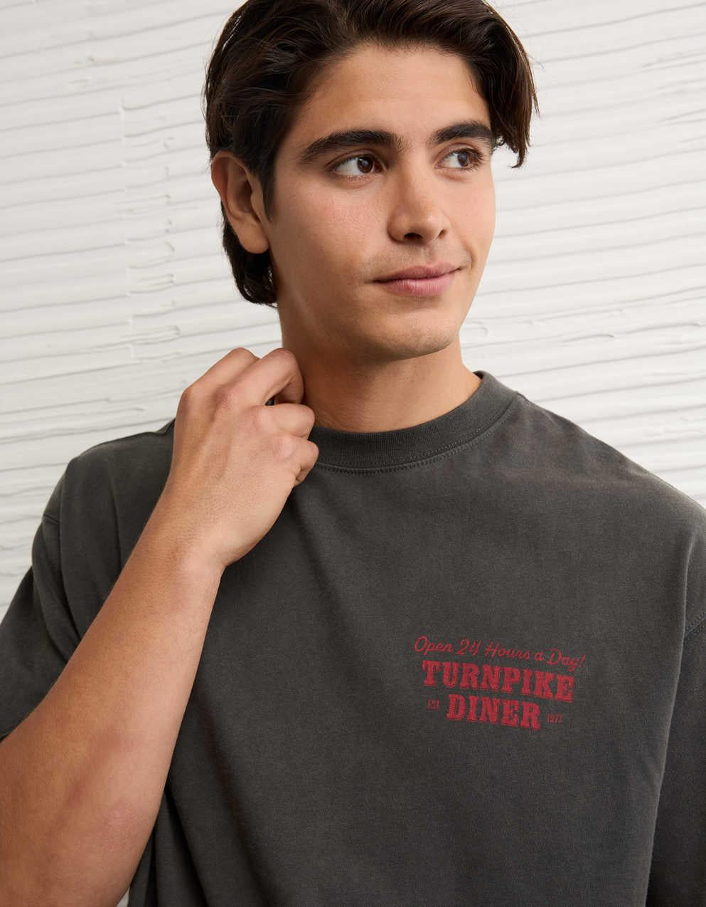 AE Boxy Fit Destination Graphic T-Shirt