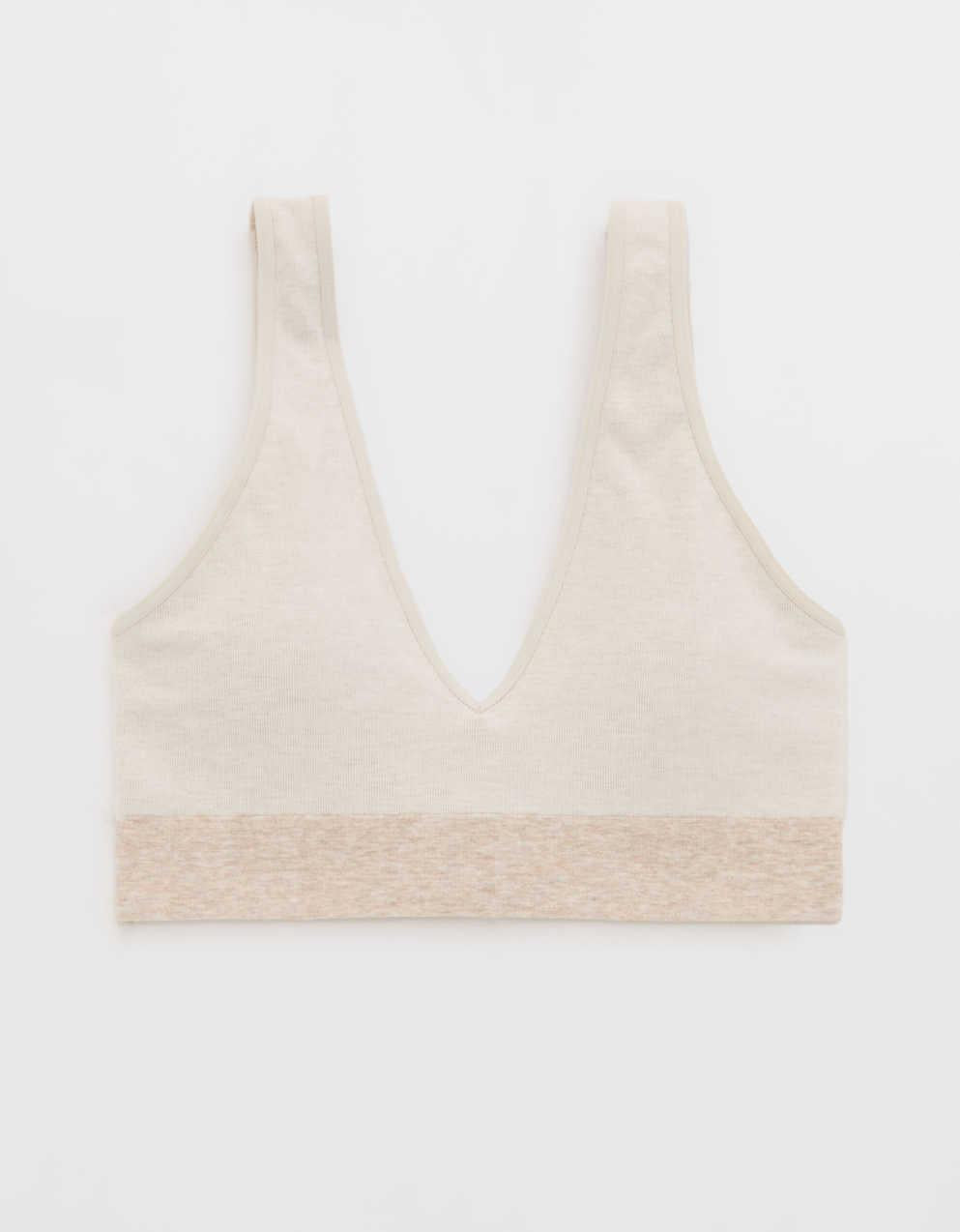 Superchill Seamless Padded Plunge Bralette