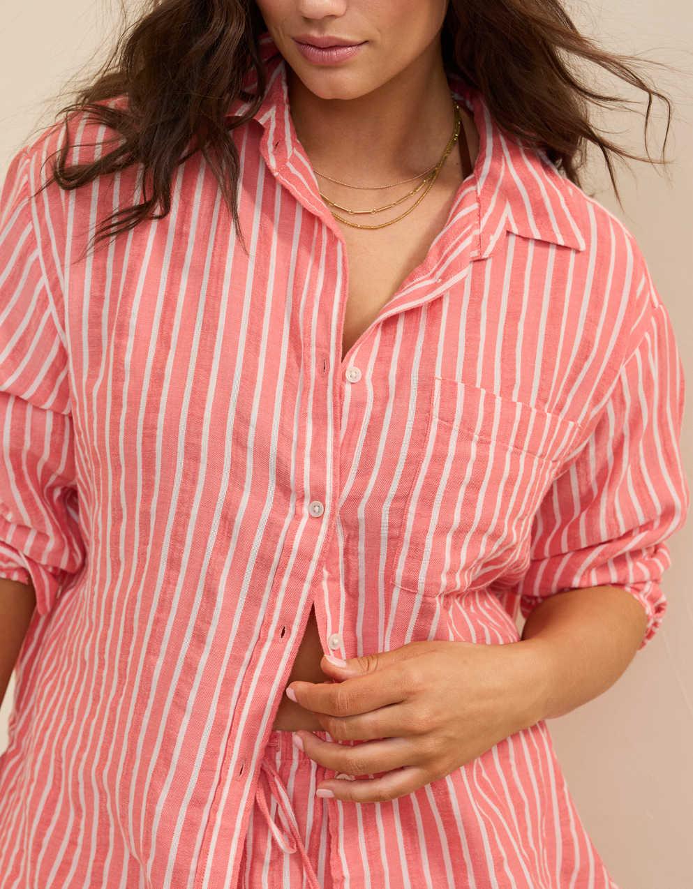 Aerie Day-Off Cover Up Shirt