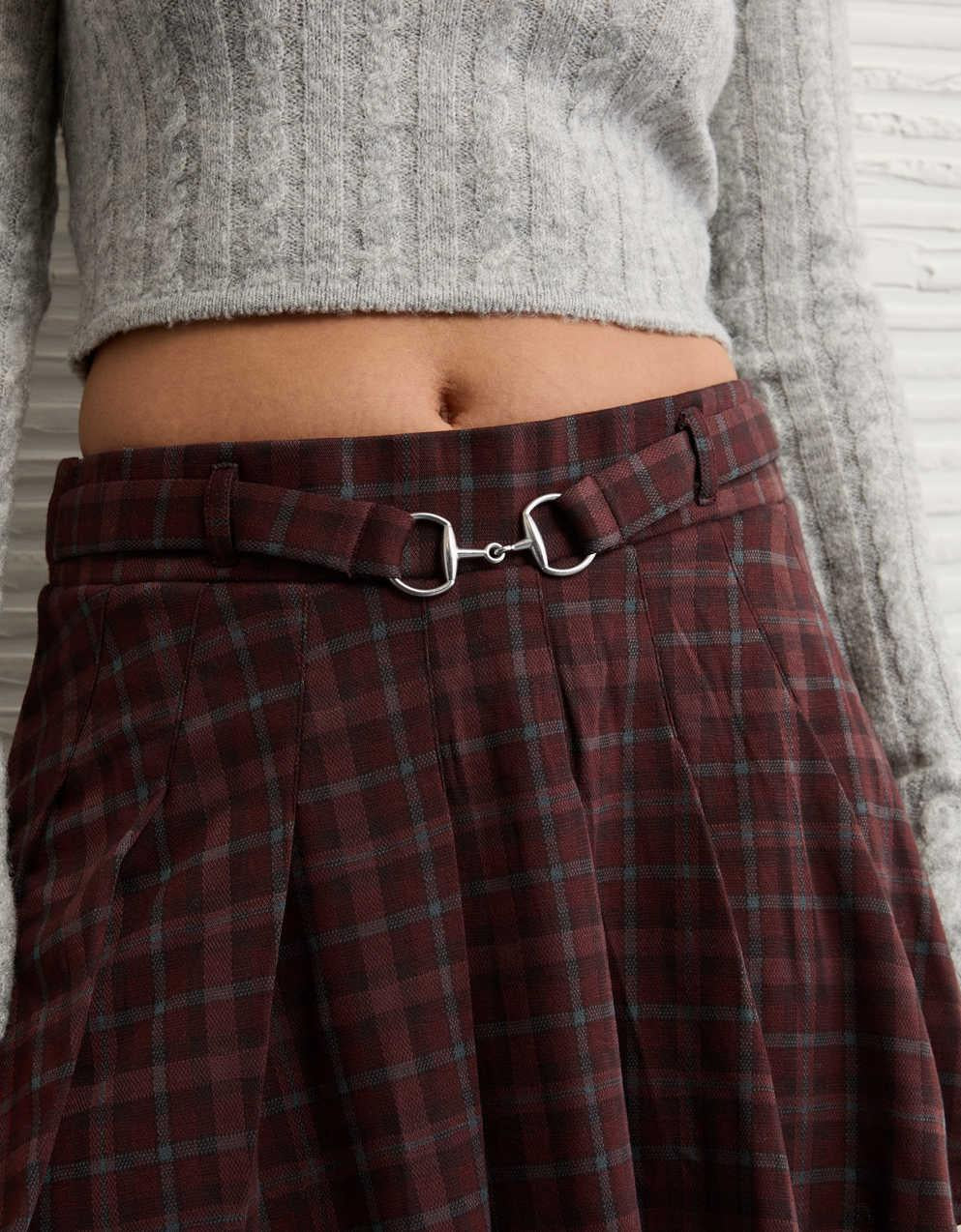 AE Mid-Rise Belted It Knit Skort