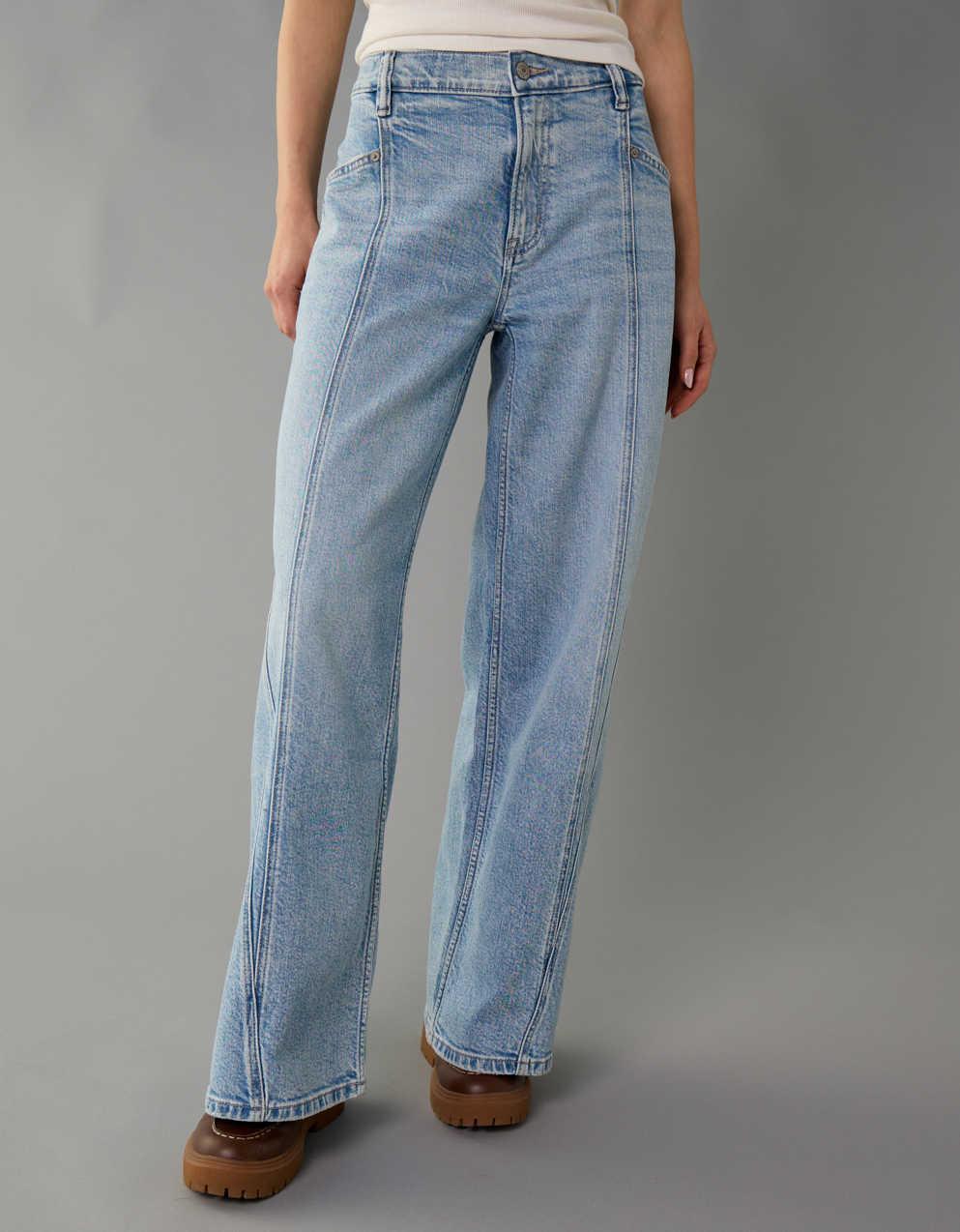 AE Dreamy Drape Low-Rise Ultra Wide-Leg Jean