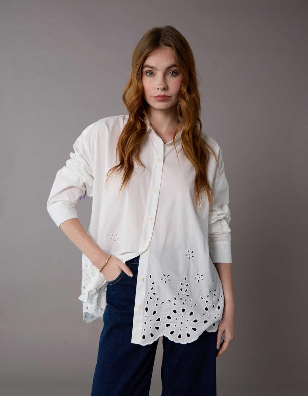 AE Perfect Button-Up Shirt