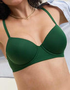 SMOOTHEZ Seamless Demi Lightly Lined Bra