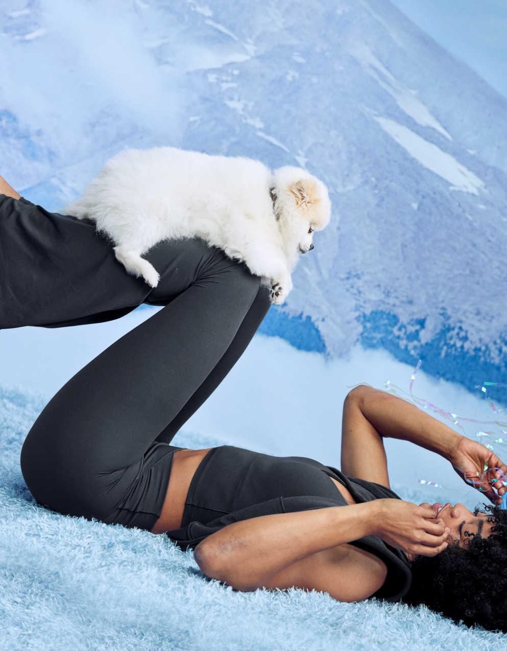 OFFLINE By Aerie Real Me High Waisted Crossover Flare Legging