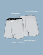 AEO Men's Solid Satin Pocket Boxer Short