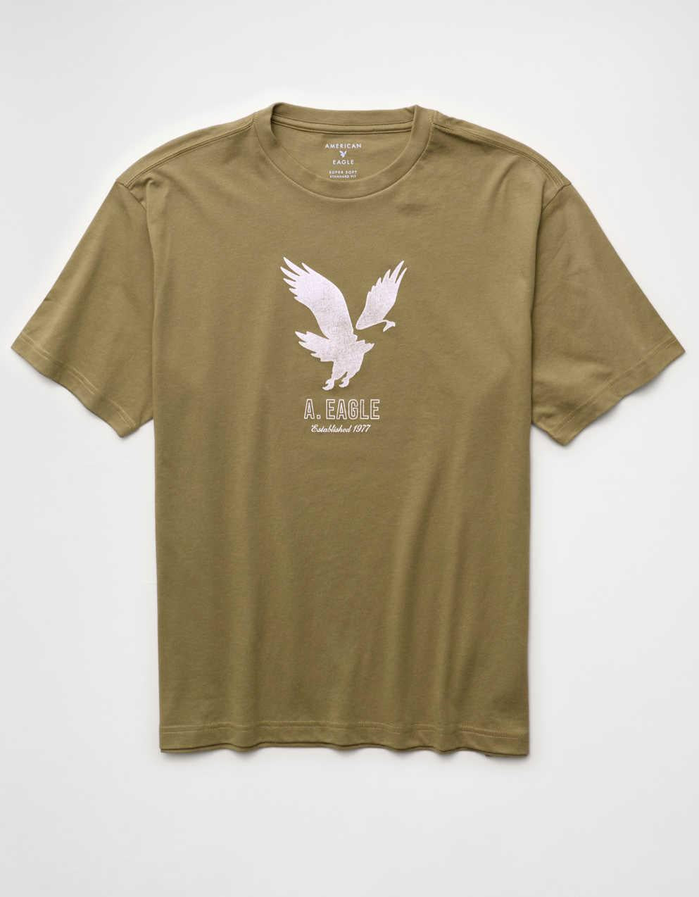 AE Standard Fit Lightweight Logo Graphic T-Shirt