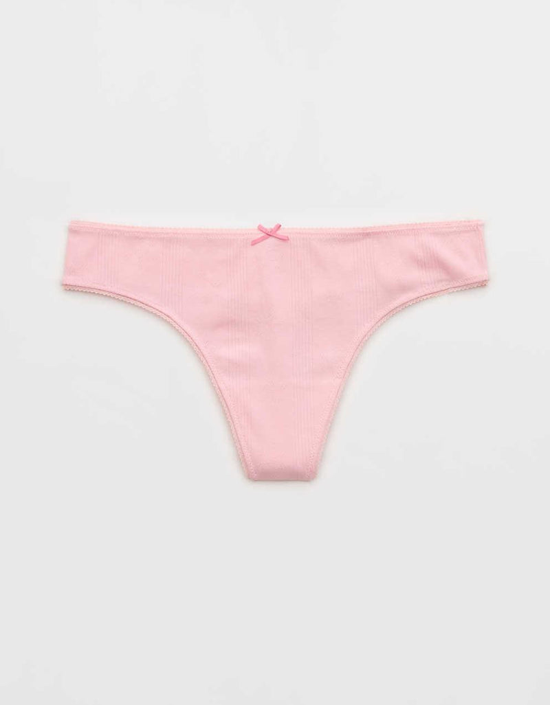 Superchill Pointelle Thong Underwear