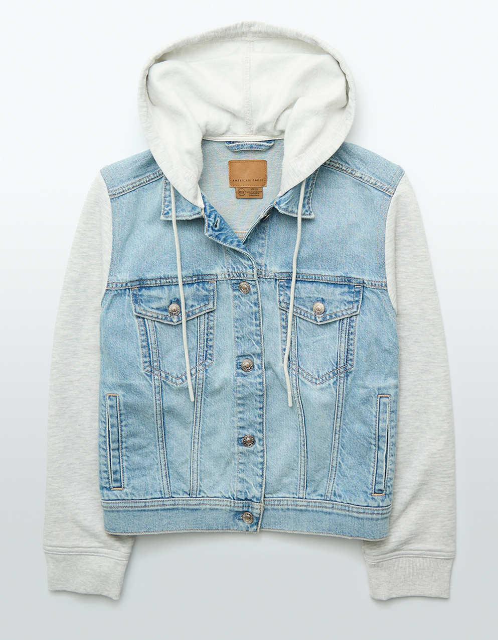 AE Hooded Denim Jacket