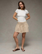 AE High-Waisted Dipped-Waist Mini Skort