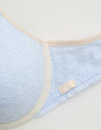 Show Off Vintage Lace Plunge Push Up Bra