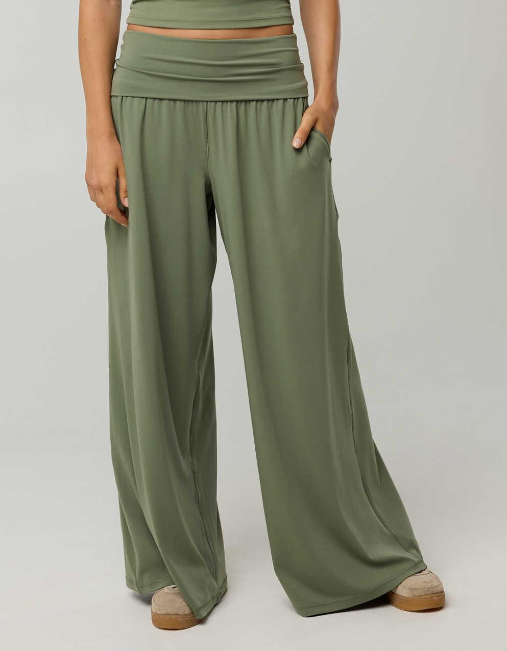 OFFLINE By Aerie Real Me Foldover Super Wide Leg Pant