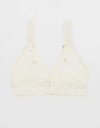 Show Off Rosey Lace Padded Plunge Bralette