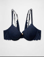 Show Off Rosey Lace Demi Push Up Bra