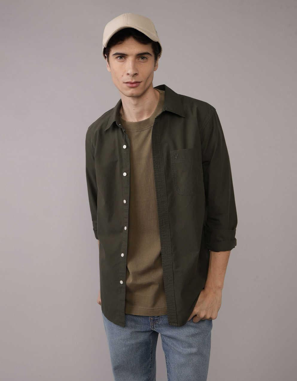 AE Everyday Slim Fit Button-Up Shirt