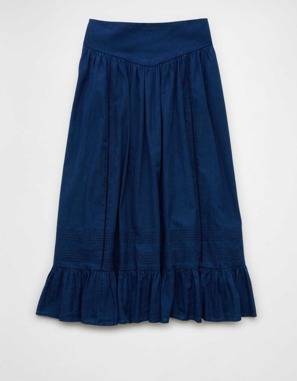 AE High-Waisted Ruffle Maxi Skirt