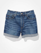 AE Stretch Denim Mom Shorts